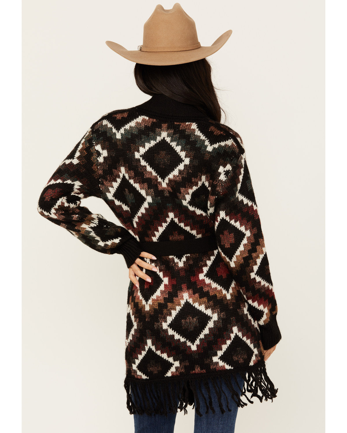 Timothy Southwestern Print Sweater