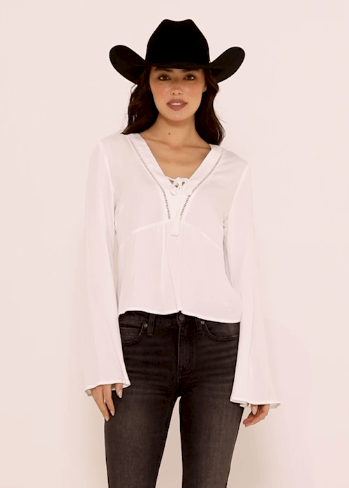 Cedar Lace-Up Top