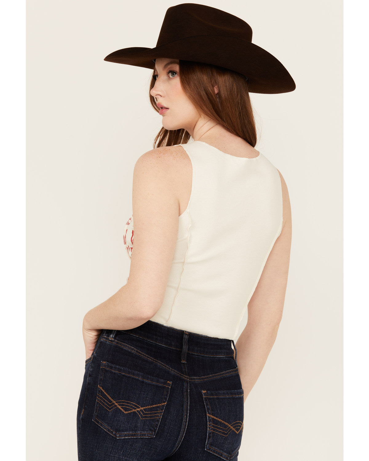 Rhett The West Was Wild Graphic Rib Knit Tank