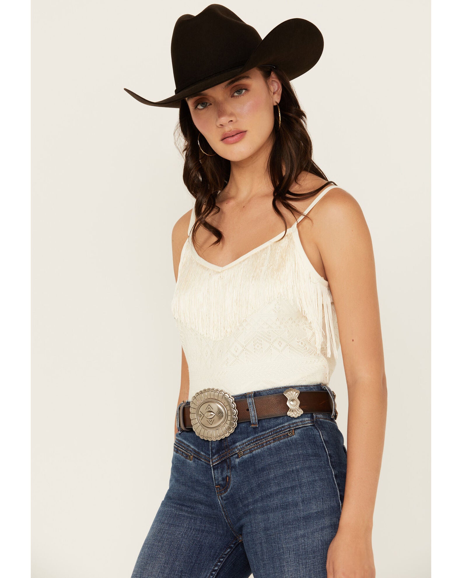 Leather Concho Belt
