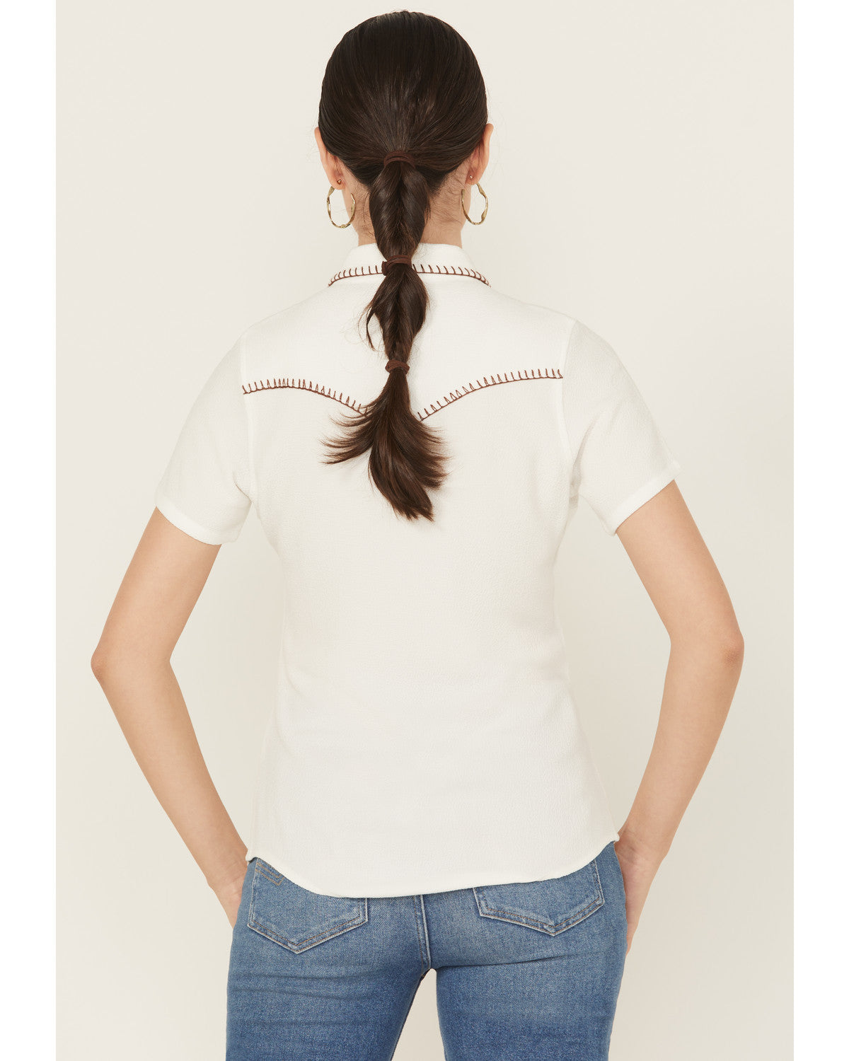 Featherlight Short Sleeve Snap Stretch Western Shirt