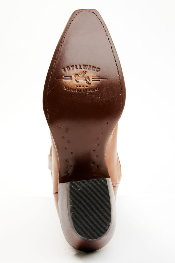 Deville Western Boots - Snip Toe - Cognac