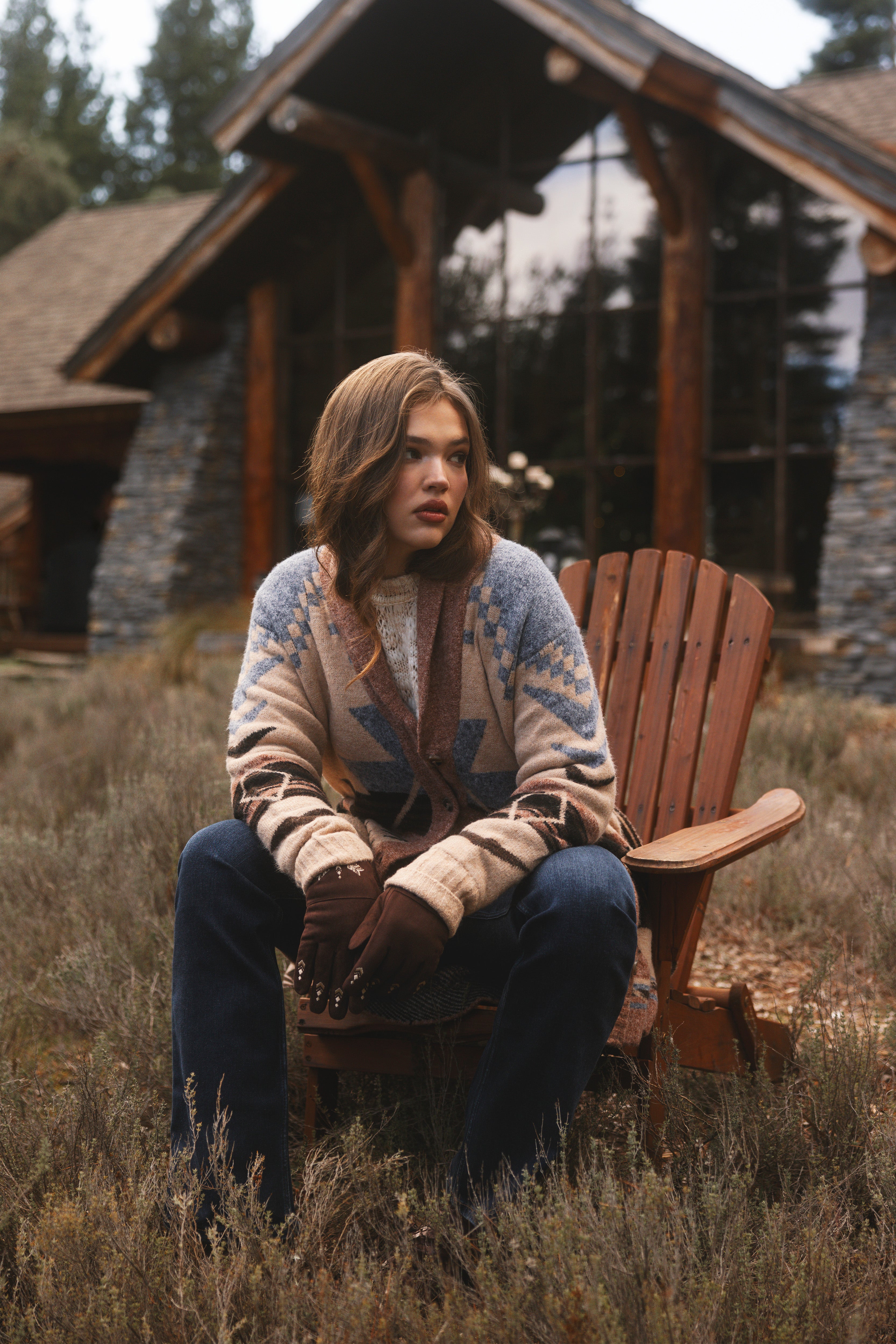 Kimbark Southwestern Print Cardigan