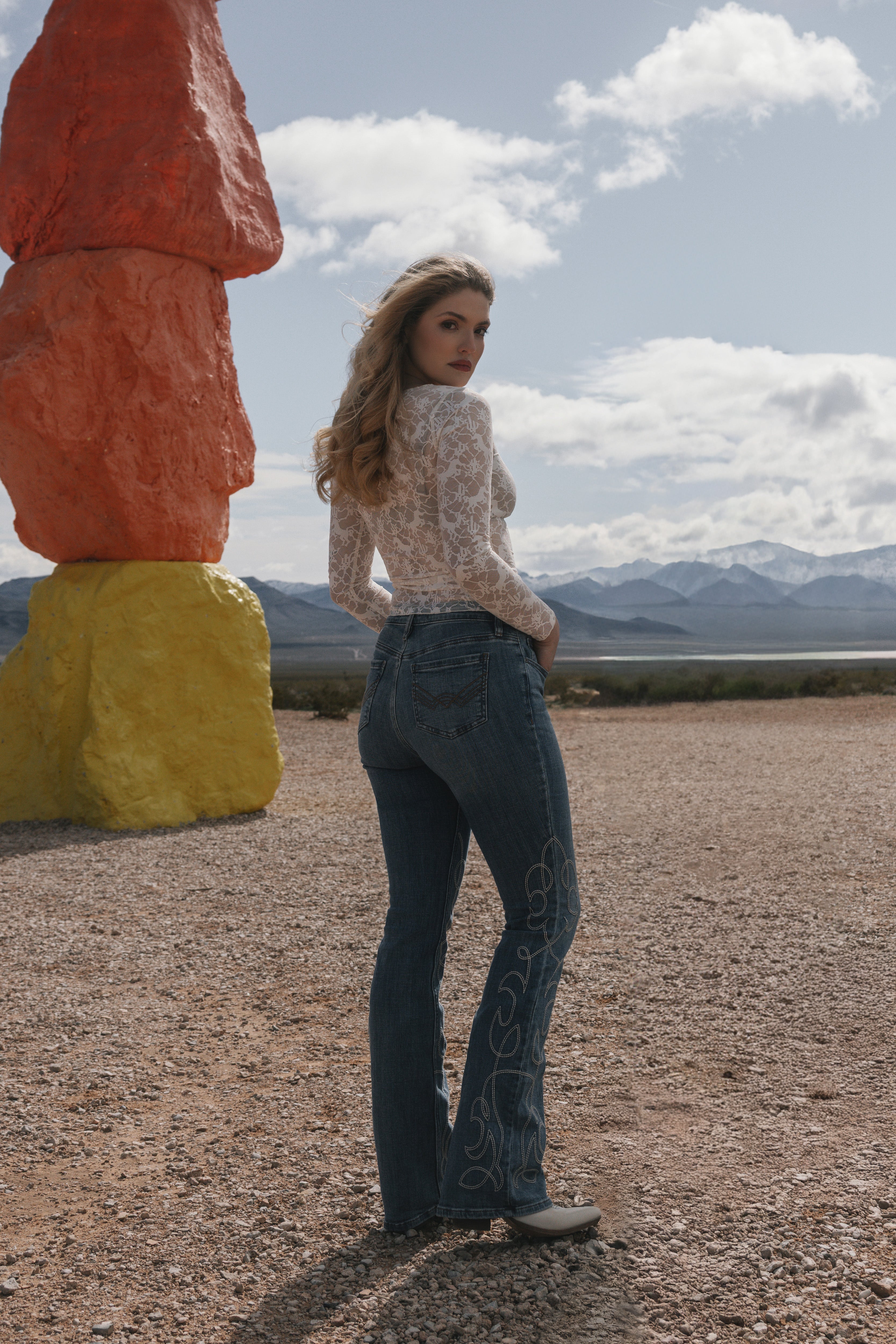 Arbor Medium Wash Legend High Rise Bootcut Super Stretch Denim Jeans