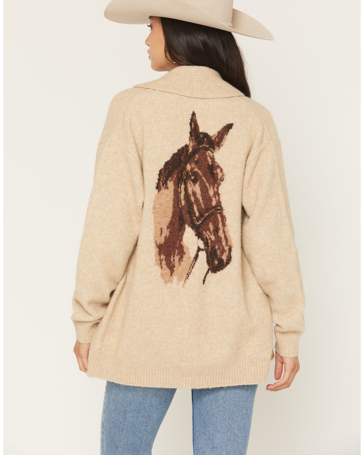 Spartan Horse Cardigan Sweater