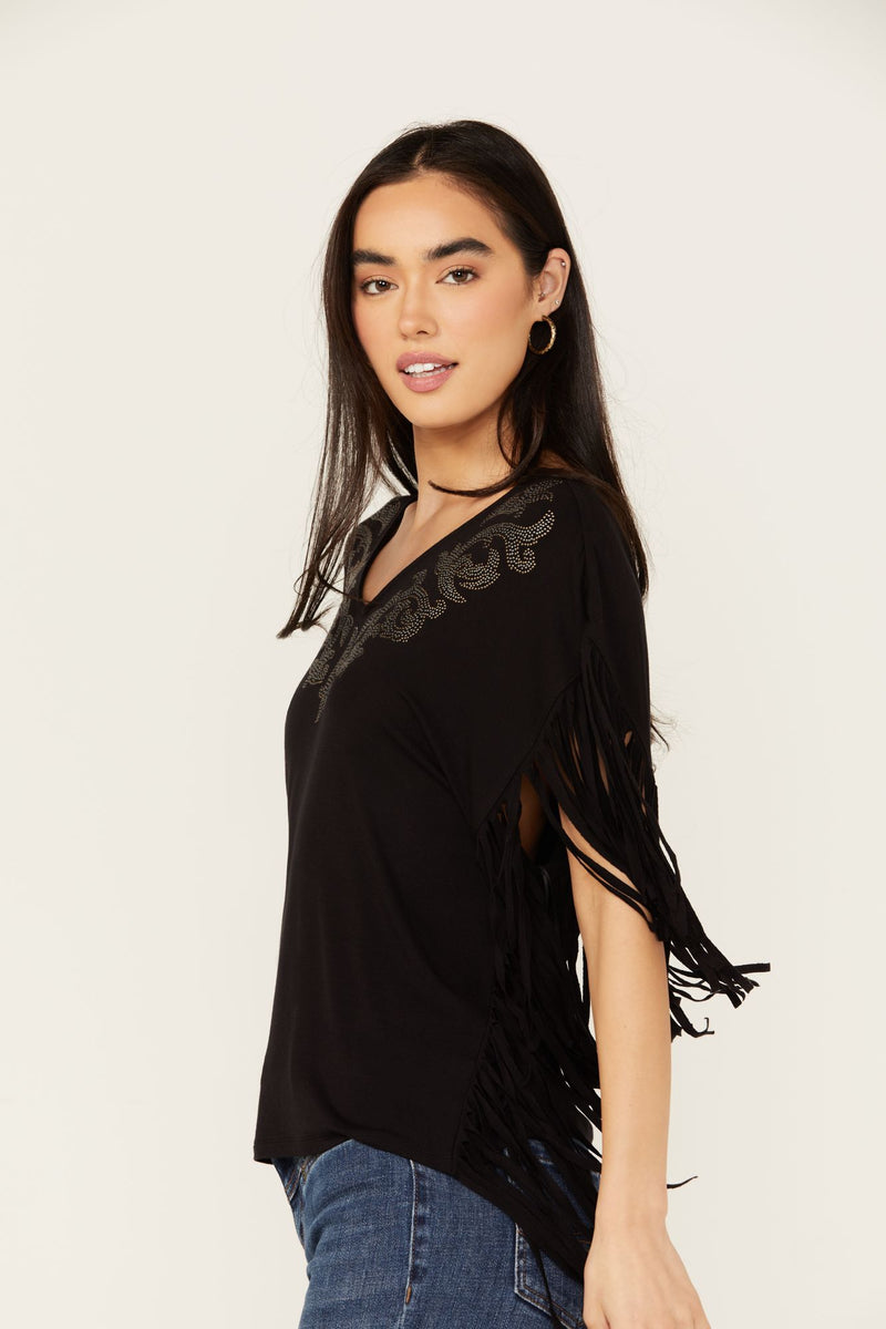 Milner Fringe Short Sleeve Studded Shirt