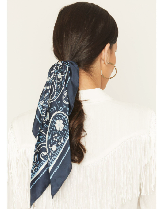 Peyton Bandana Print Hair Tie Set - 2 Piece
