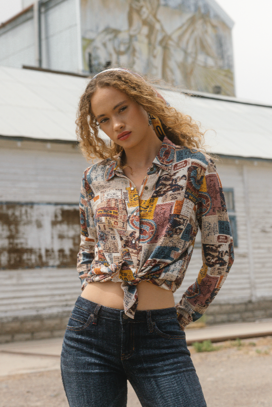 Rodeo Ticket Featherlight Long Sleeve Snap Western Shirt
