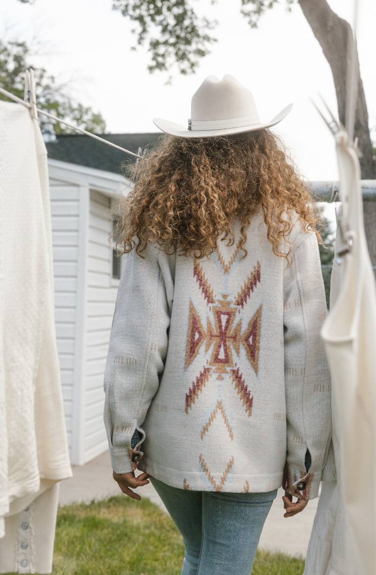 Merritt Southwestern Button-Down Shacket