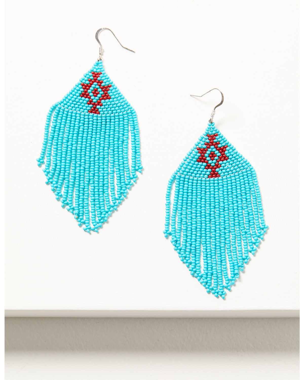 Quinley Turquoise Beaded Earrings display picture 1