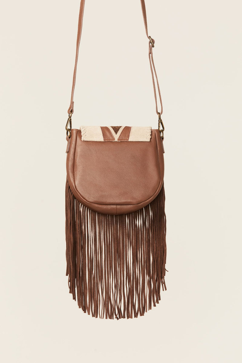 Leather fringe purse online urban outfitters