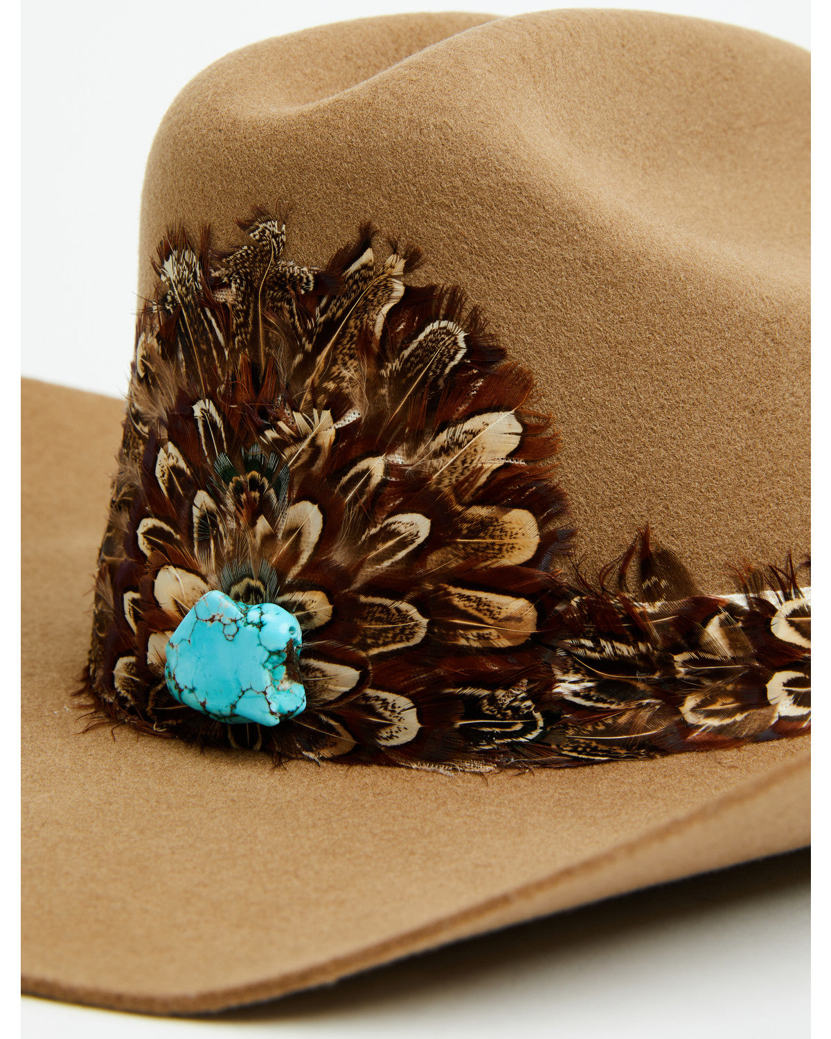 Gladstone Feather Wool Cowboy Hat