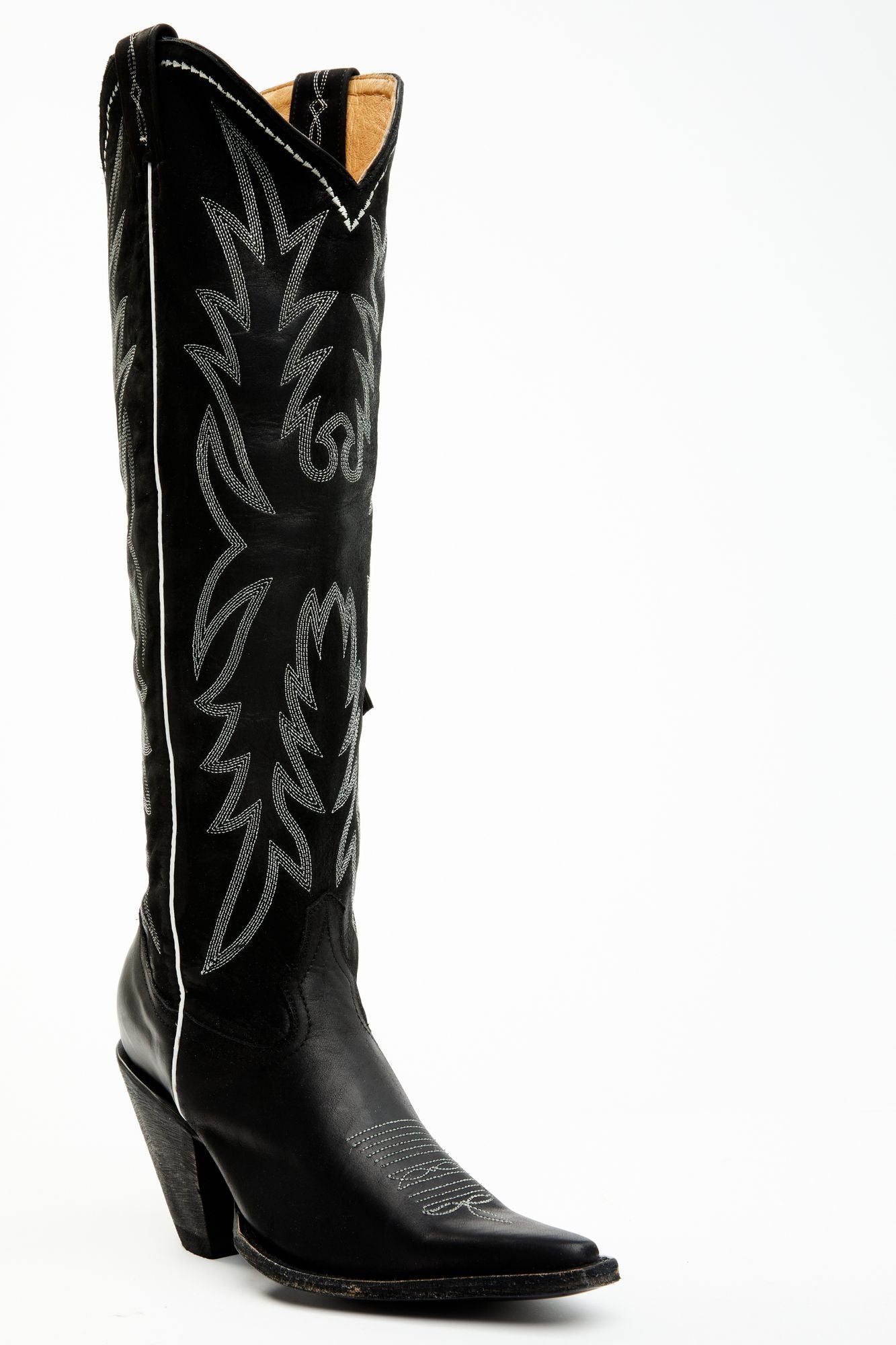 Real leather cowgirl boots online