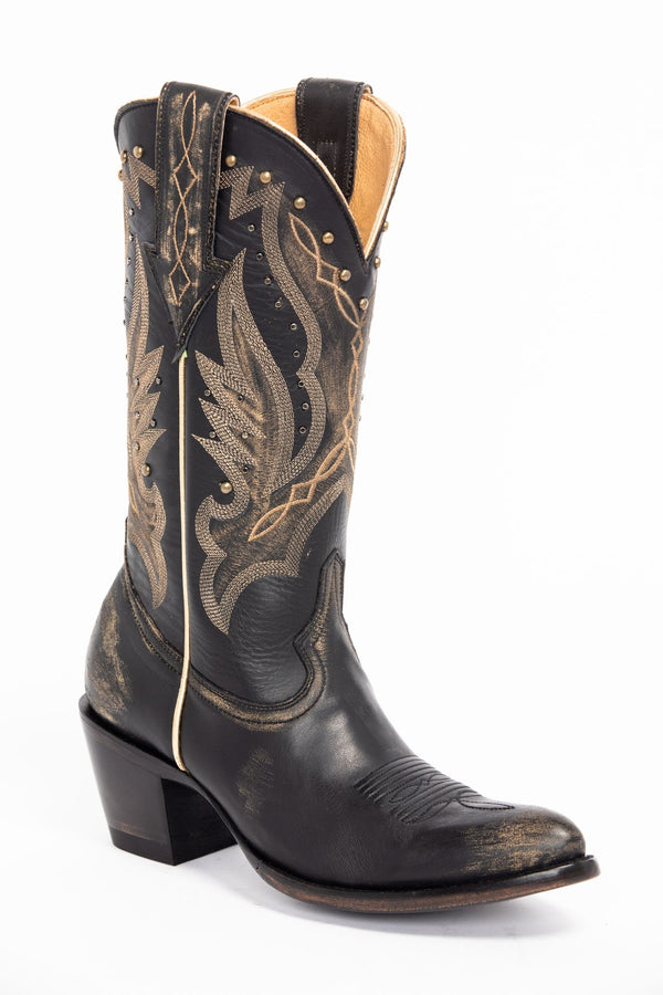 Go West Western Boots - Round Toe - Black