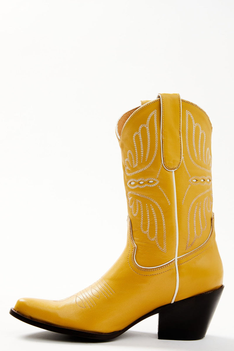 yellow ariat boots