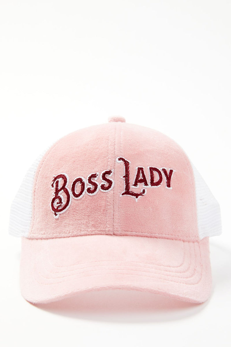 Boss Lady Velvet Mesh Back Baseball Hat – Idyllwind Fueled by Miranda  Lambert