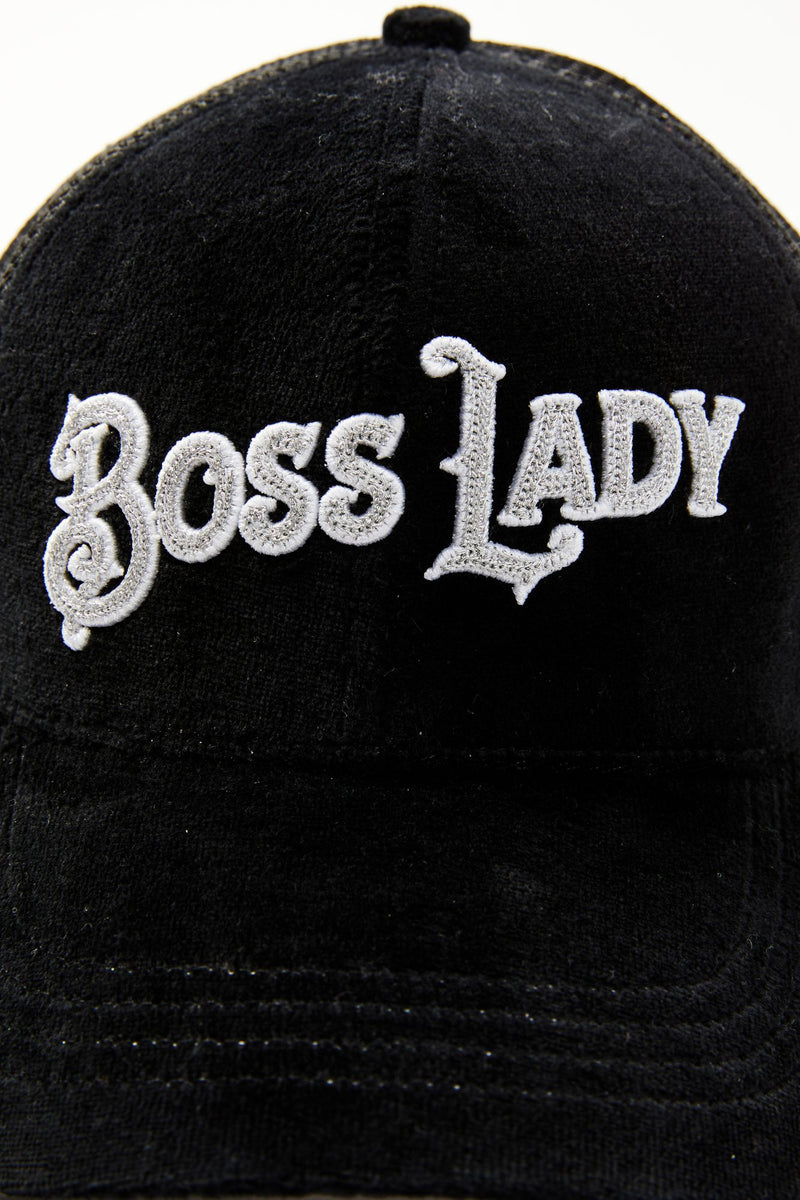 Boss Lady Velvet Mesh Back Baseball Hat – Idyllwind Fueled by Miranda  Lambert