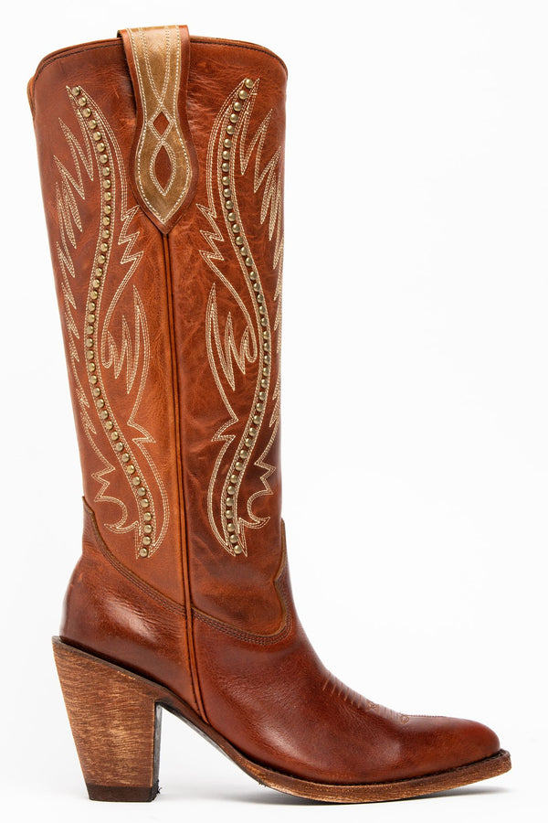 Stance Western Boots - Round Toe - Cognac