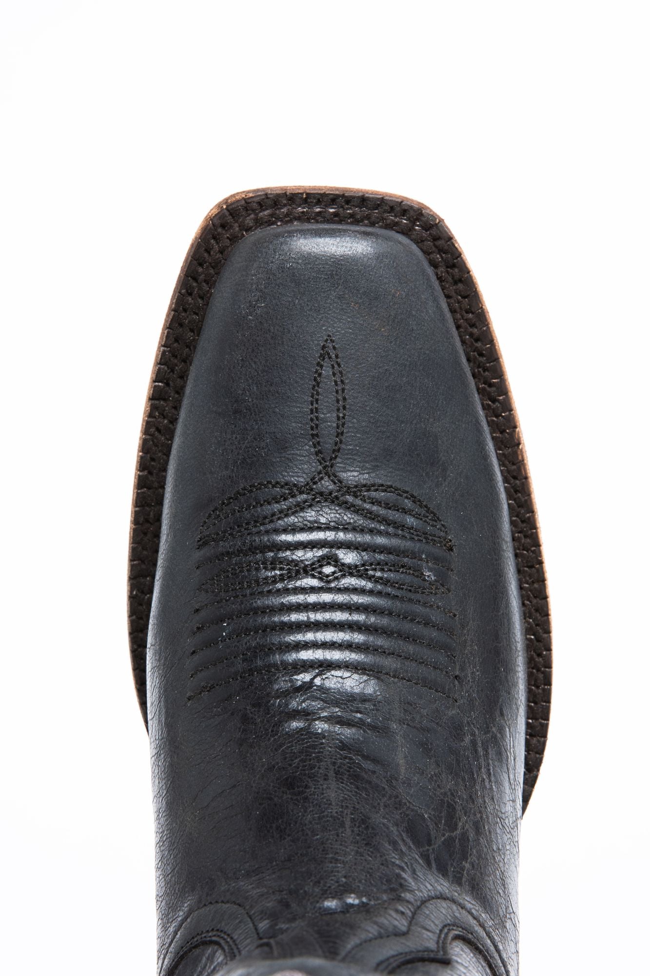 Relic Black Western Boots - Narrow Square Toe