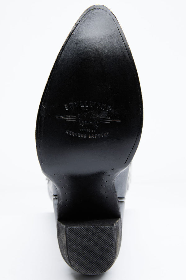Cash Western Boots - Round Toe - Black