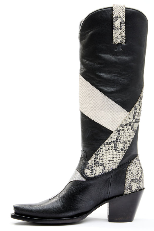 Starlight Western Boots - Snip Toe - Black