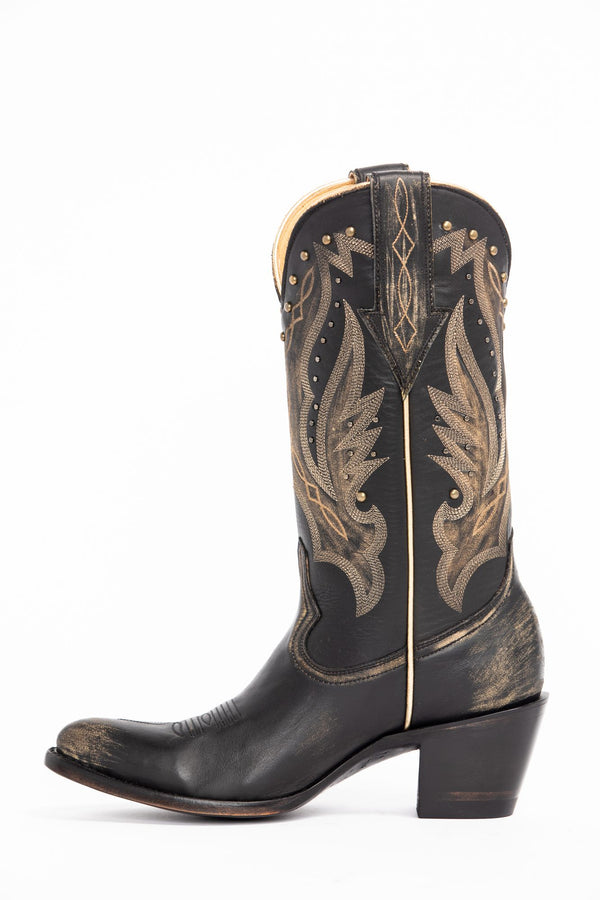 Go West Western Boots - Round Toe - Black