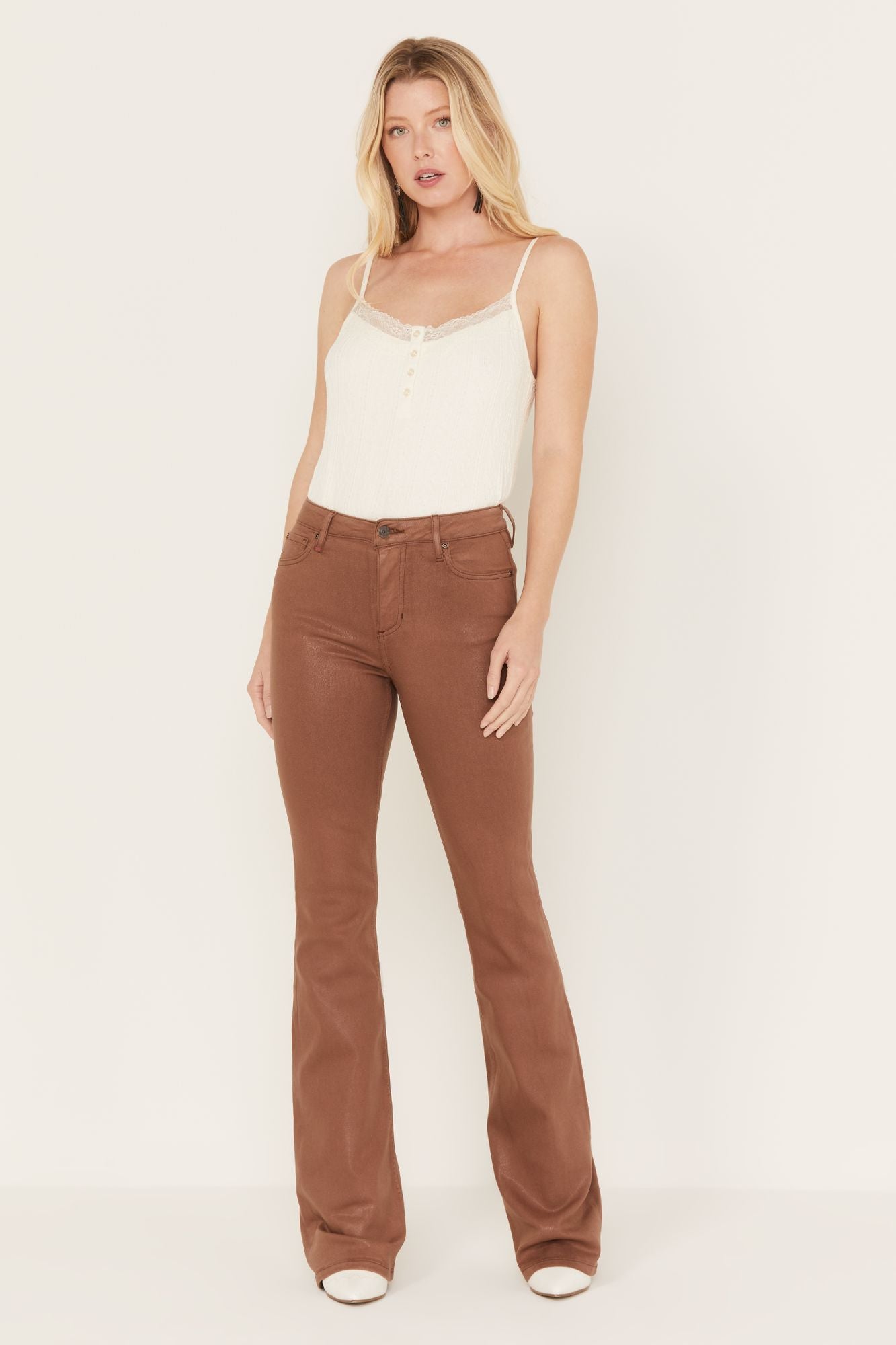 Brown bootcut jeans hotsell