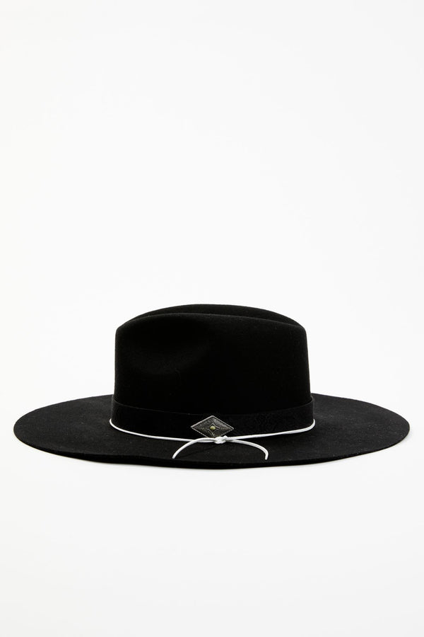 Waycross Wool Felt Western Hat - Black