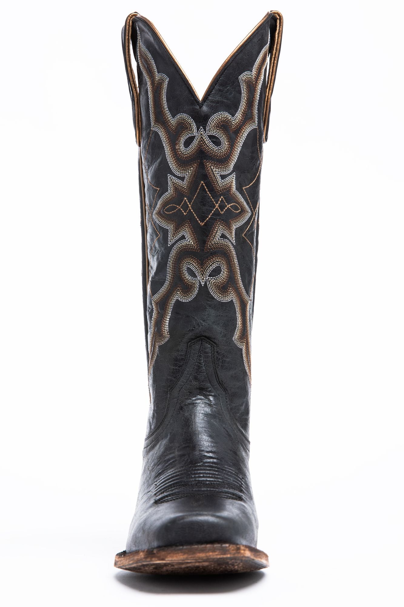 Relic Black Western Boots - Narrow Square Toe