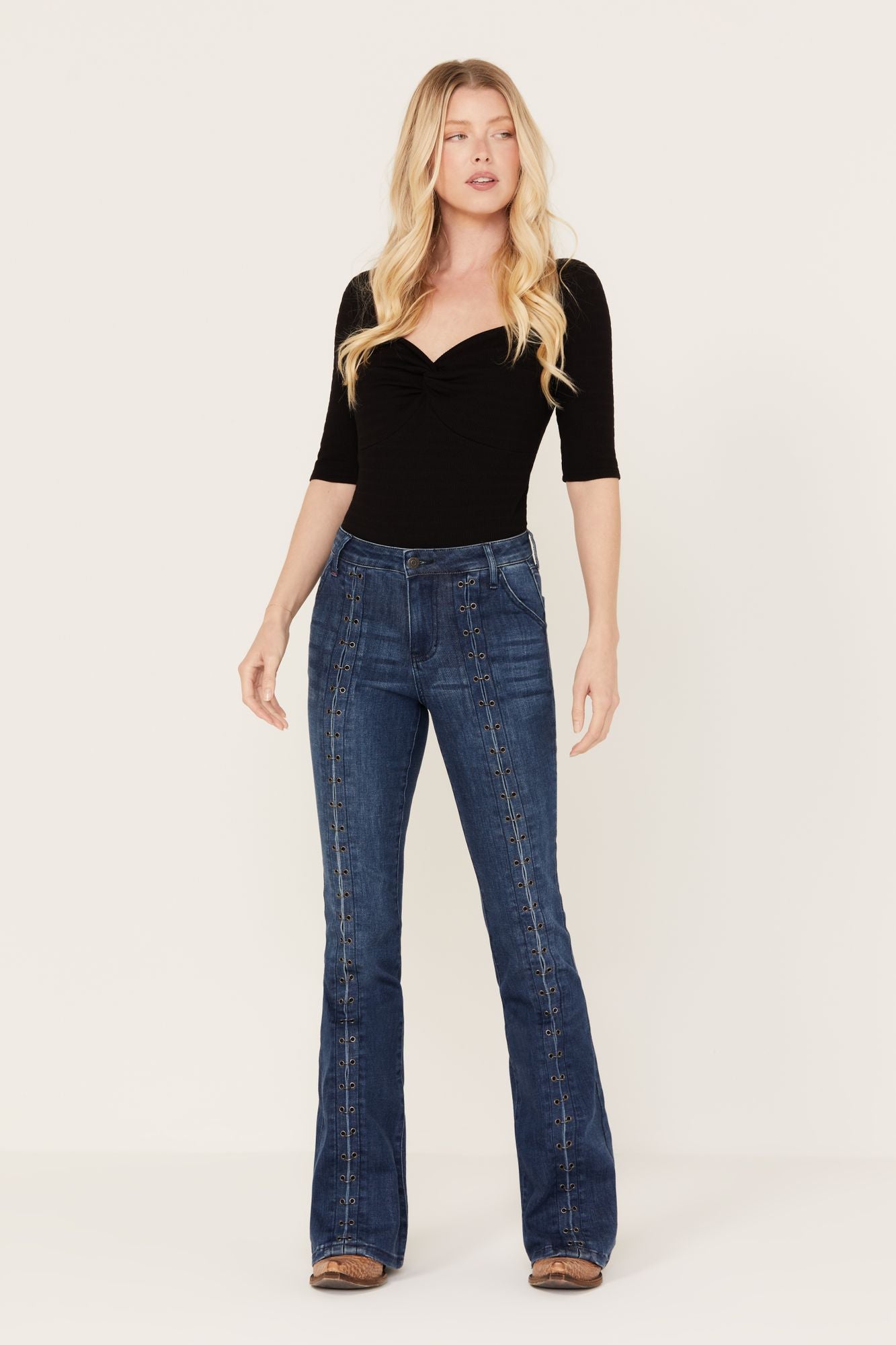 Arena Avenue High Risin' Flare Jeans