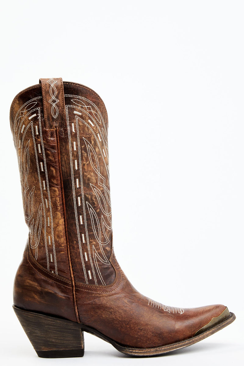Retro Rock Western Boots - Round Toe