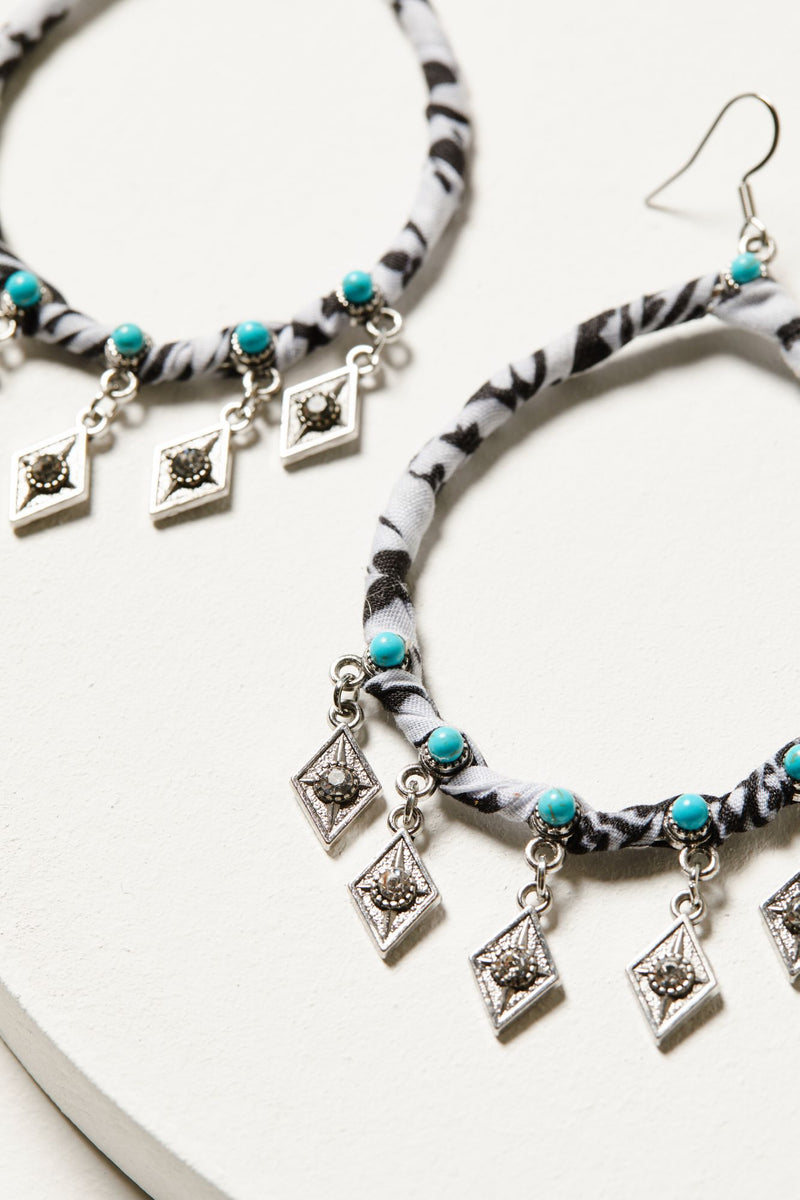 Camille Bandana Hoop Earrings Idyllwind Fueled by Miranda Lambert