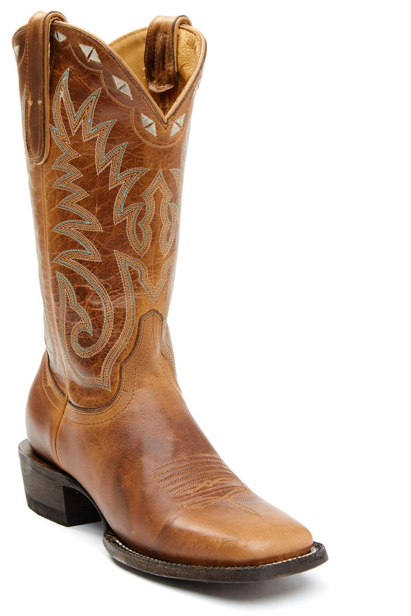 Drifter Performance Western Boot w/Comfort Technology – Broad Square Toe - Tan