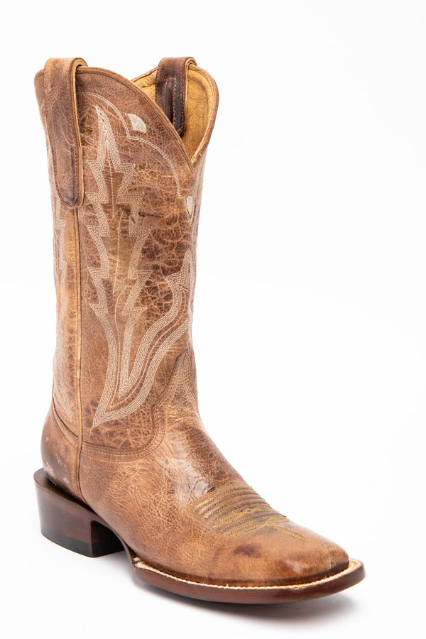Outlaw Performance Western Boot w/Comfort Technology – Broad Square Toe - Taupe
