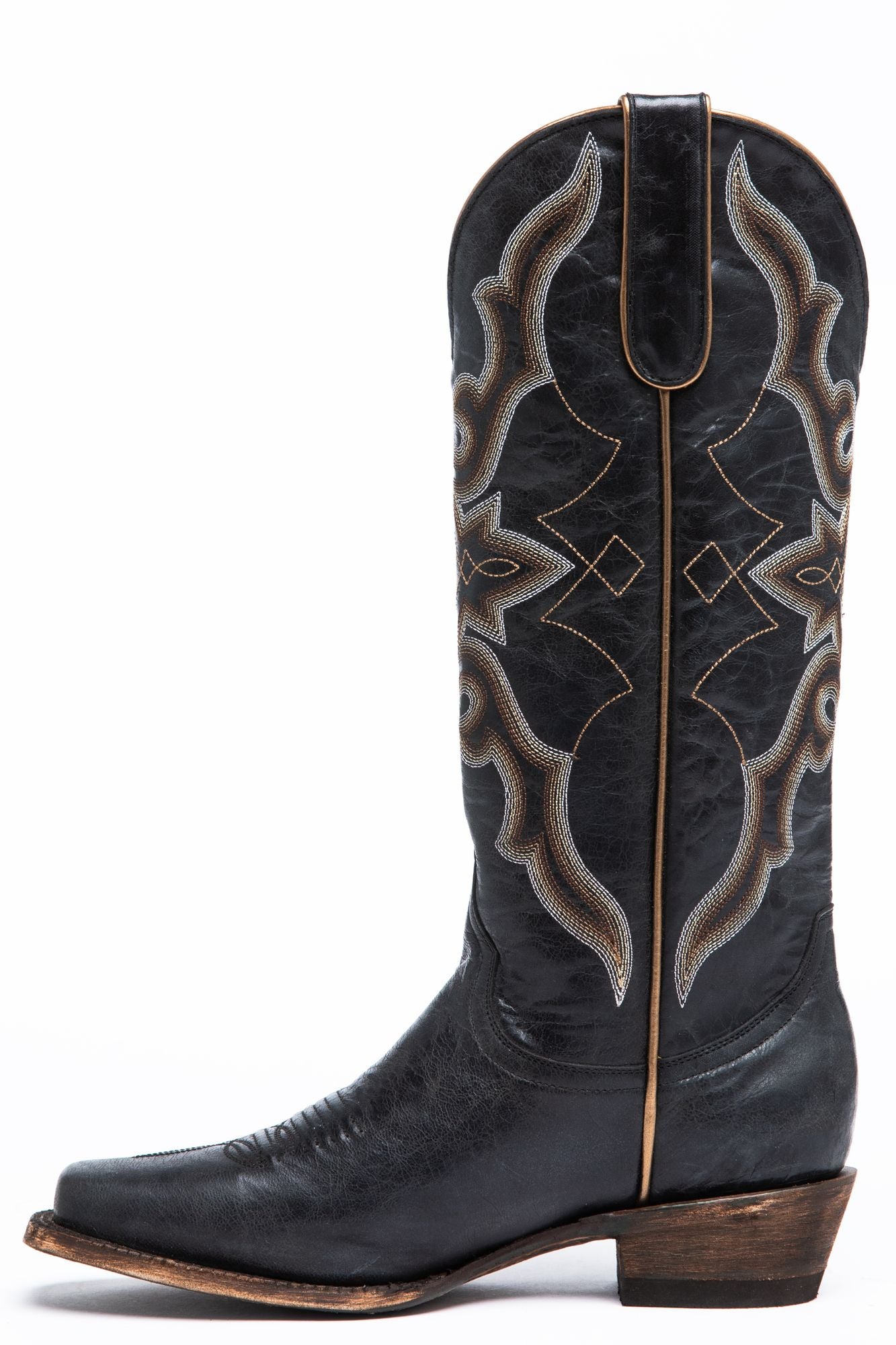 Relic Black Western Boots - Narrow Square Toe
