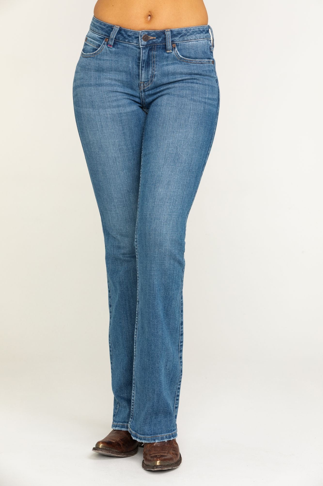 Blue - Rachael is 5' 9" and wearing size 4