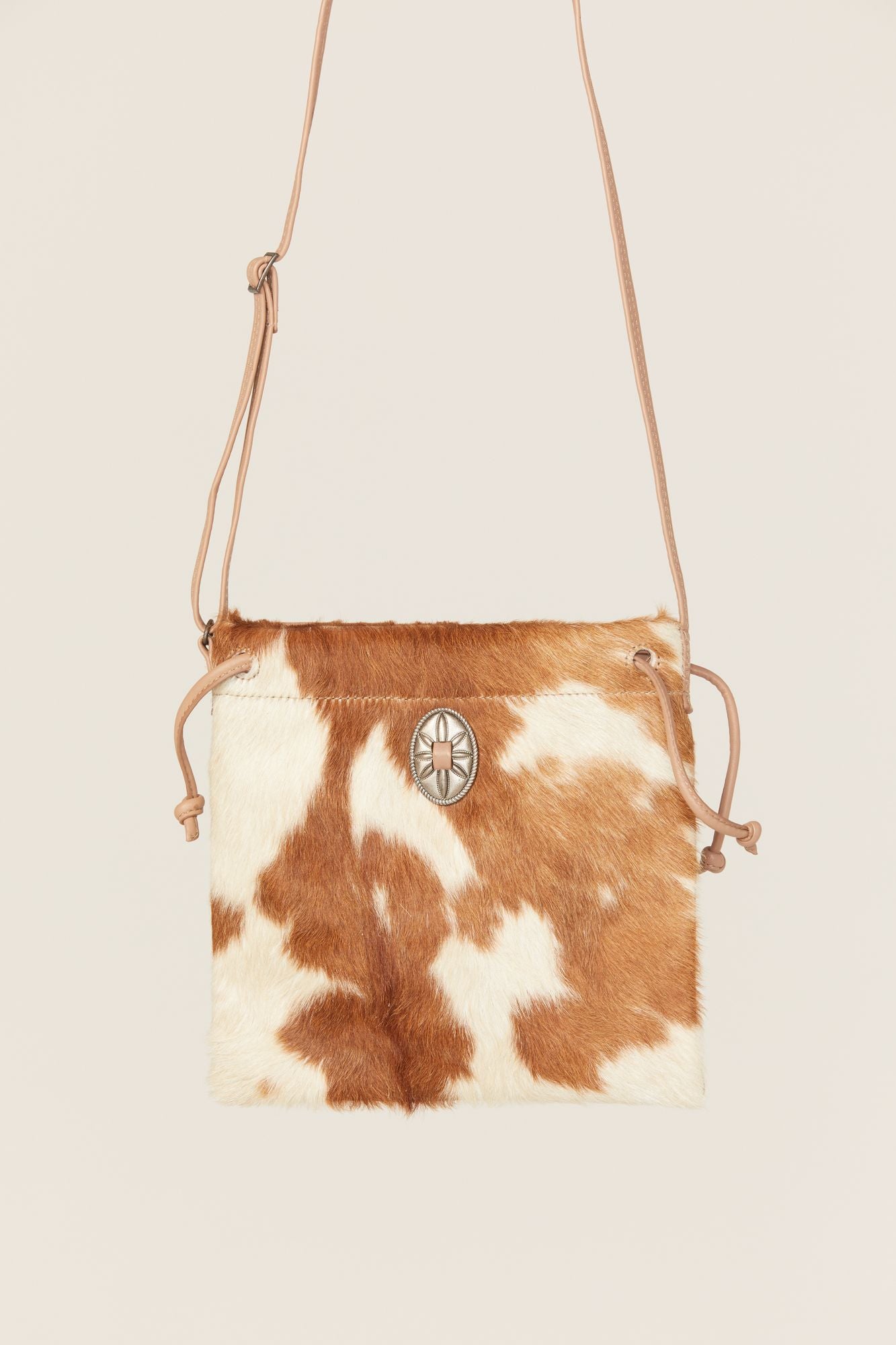 Cowhide crossbody sale