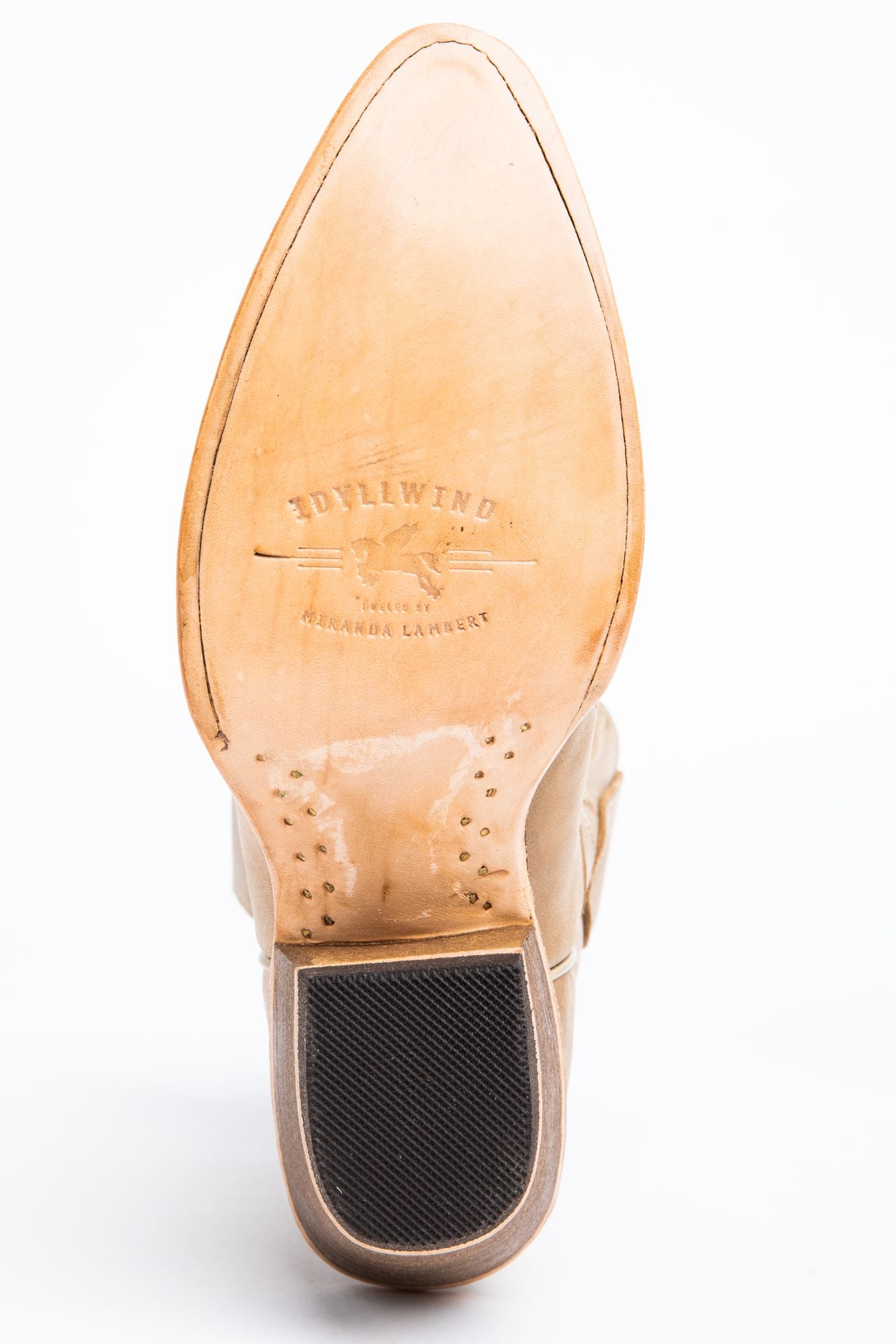 Wheels Natural Western Booties - Round Toe