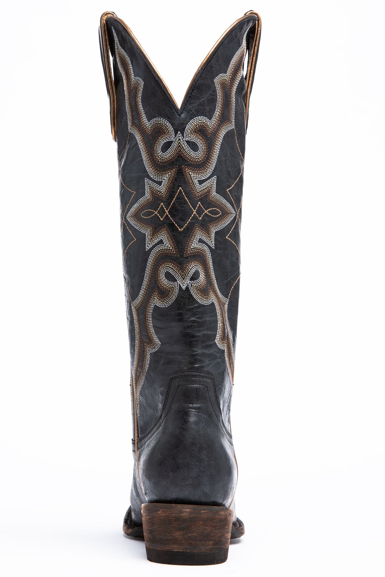 Relic Black Western Boots - Narrow Square Toe