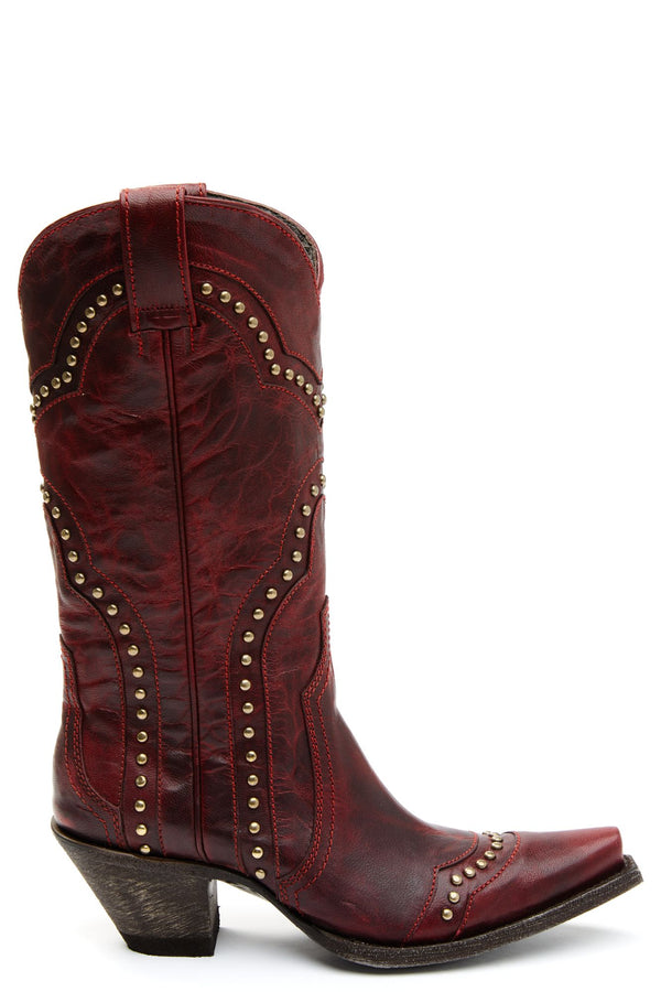 Rebel Red Western Boots - Snip Toe - Red