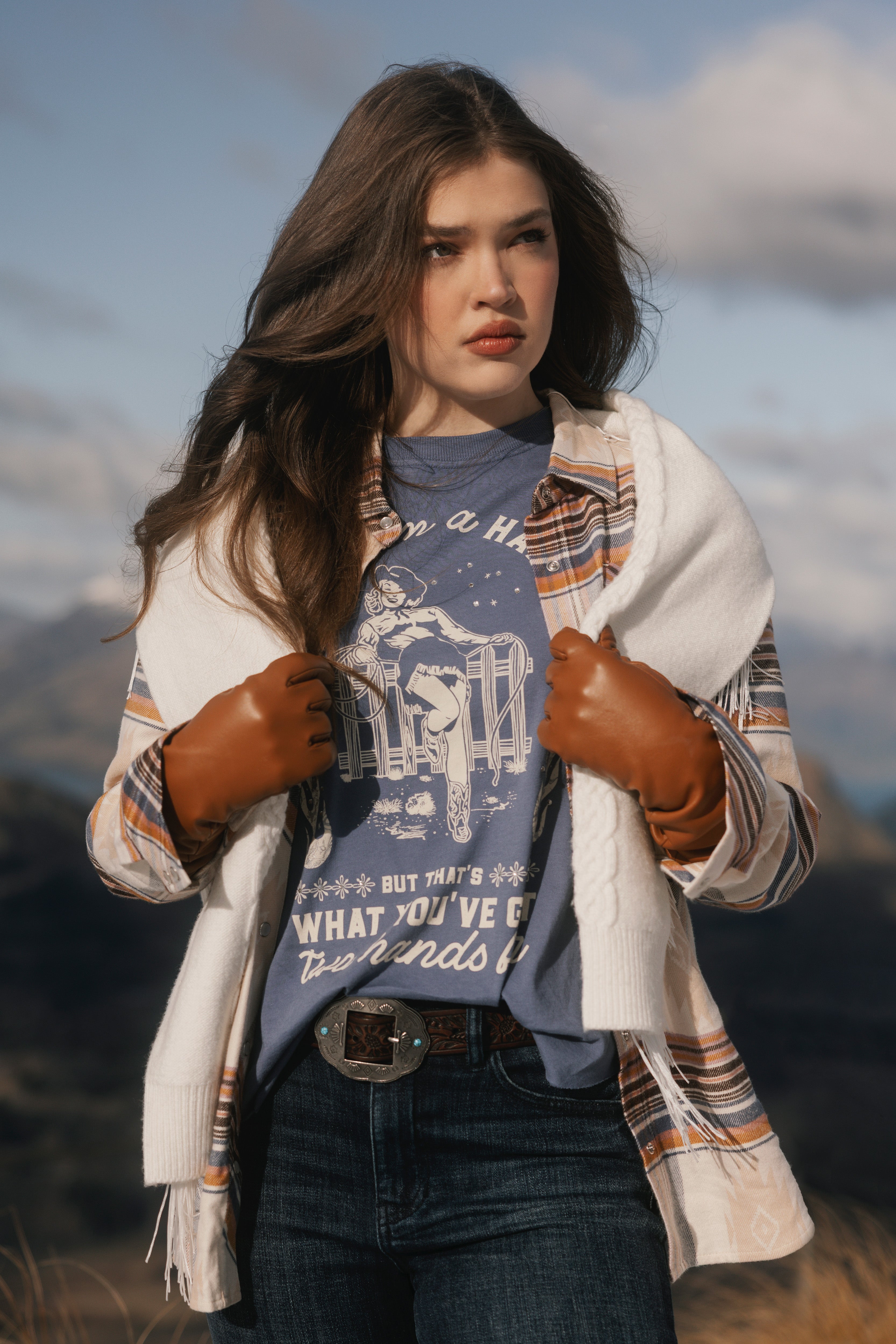 I Know I'm A Handful Short Sleeve Graphic Tee