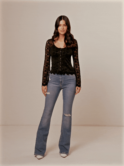 Arbor Outlaw High Rise Flare Stretch Denim Jeans