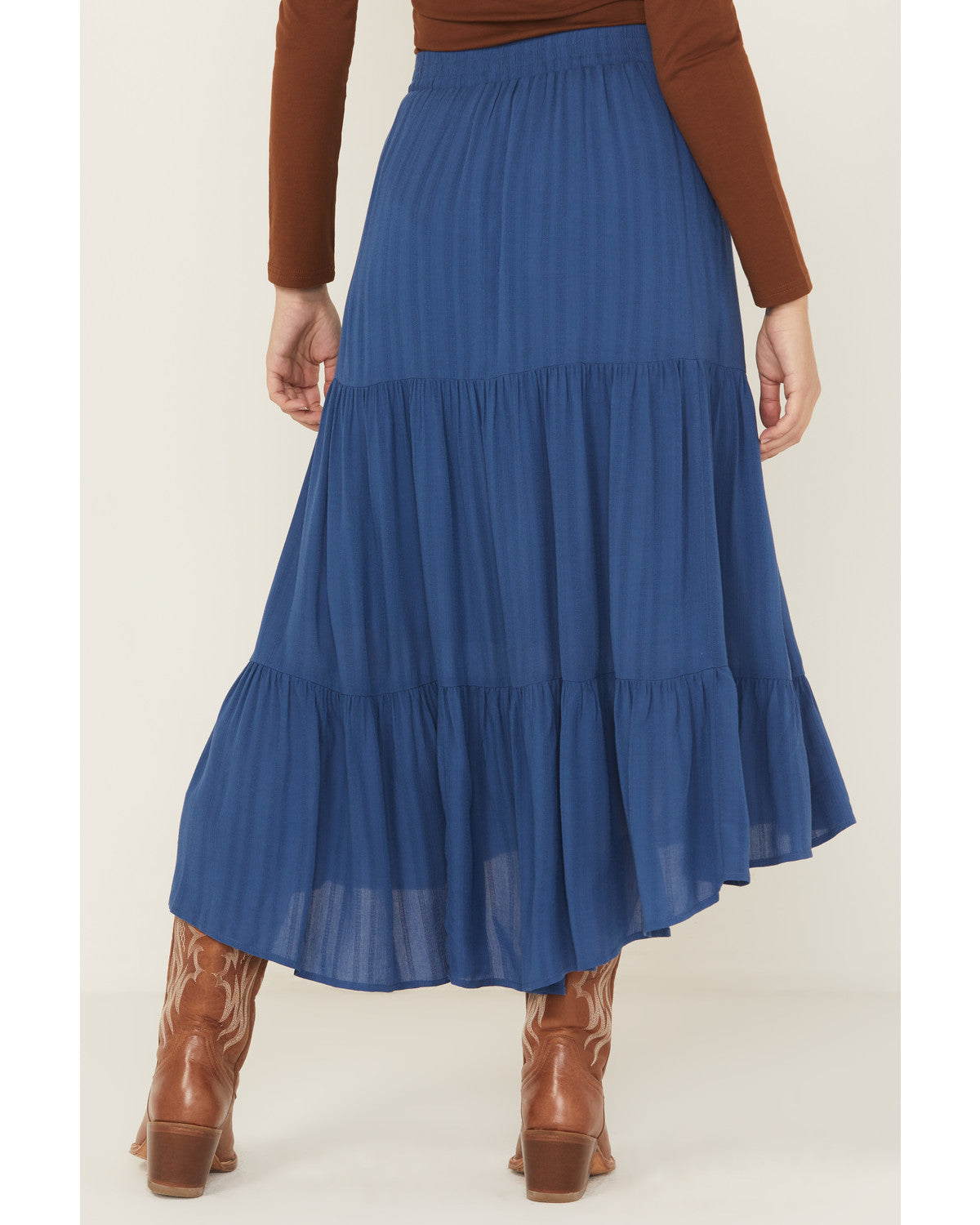 Preston High-Low Midi Skirt