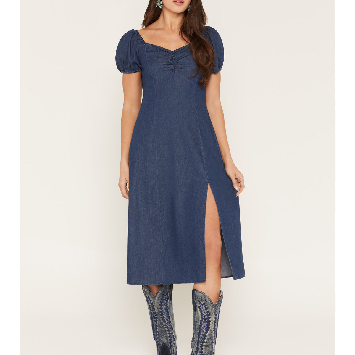 Idyllwind Women's Elizabeth Denim Midi Dress
