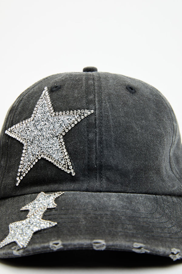 Stardust Baseball Cap - Black