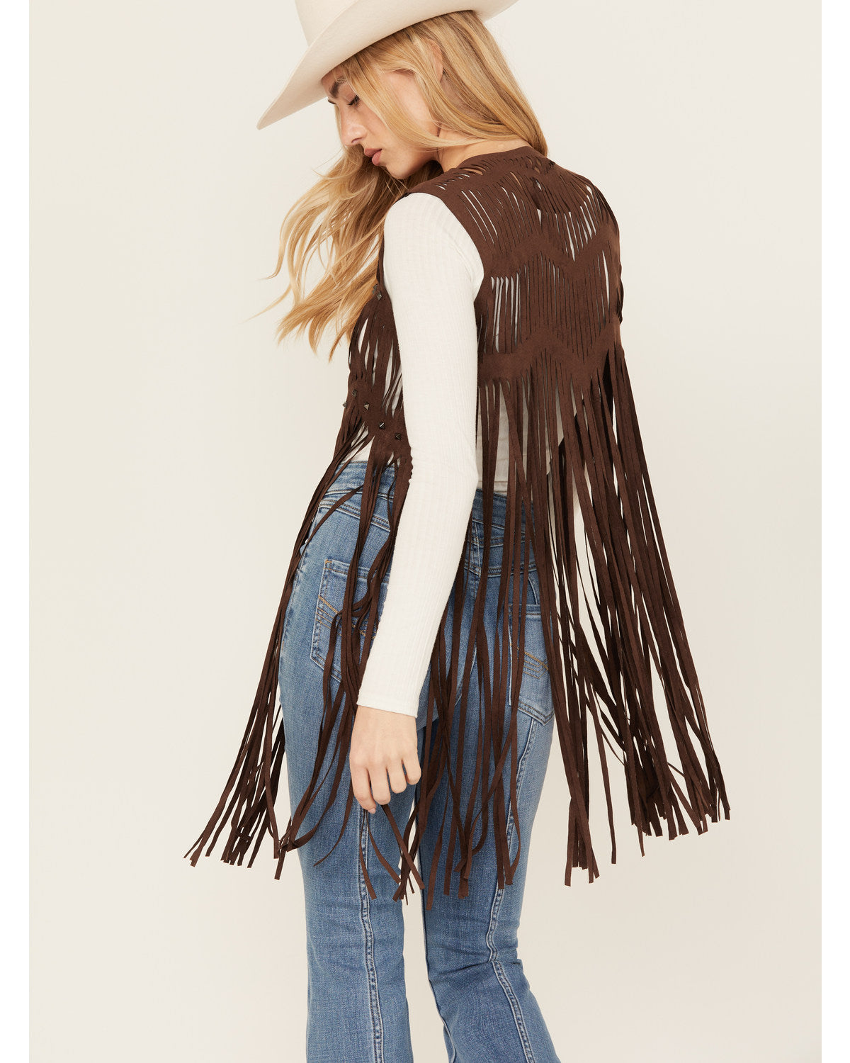 Hattie Beaded Fringe Vest