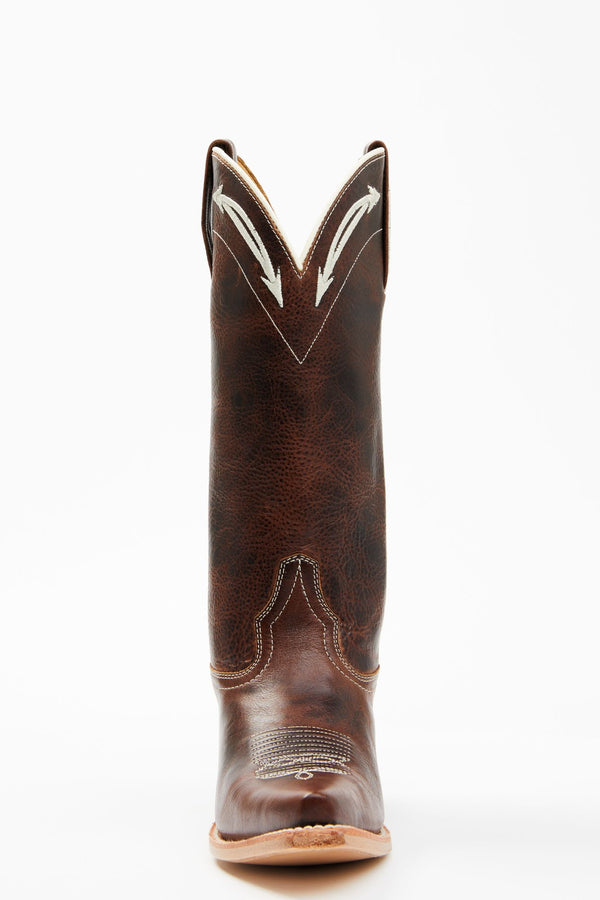 Broken Arrow Western Boots - Snip Toe - Brown