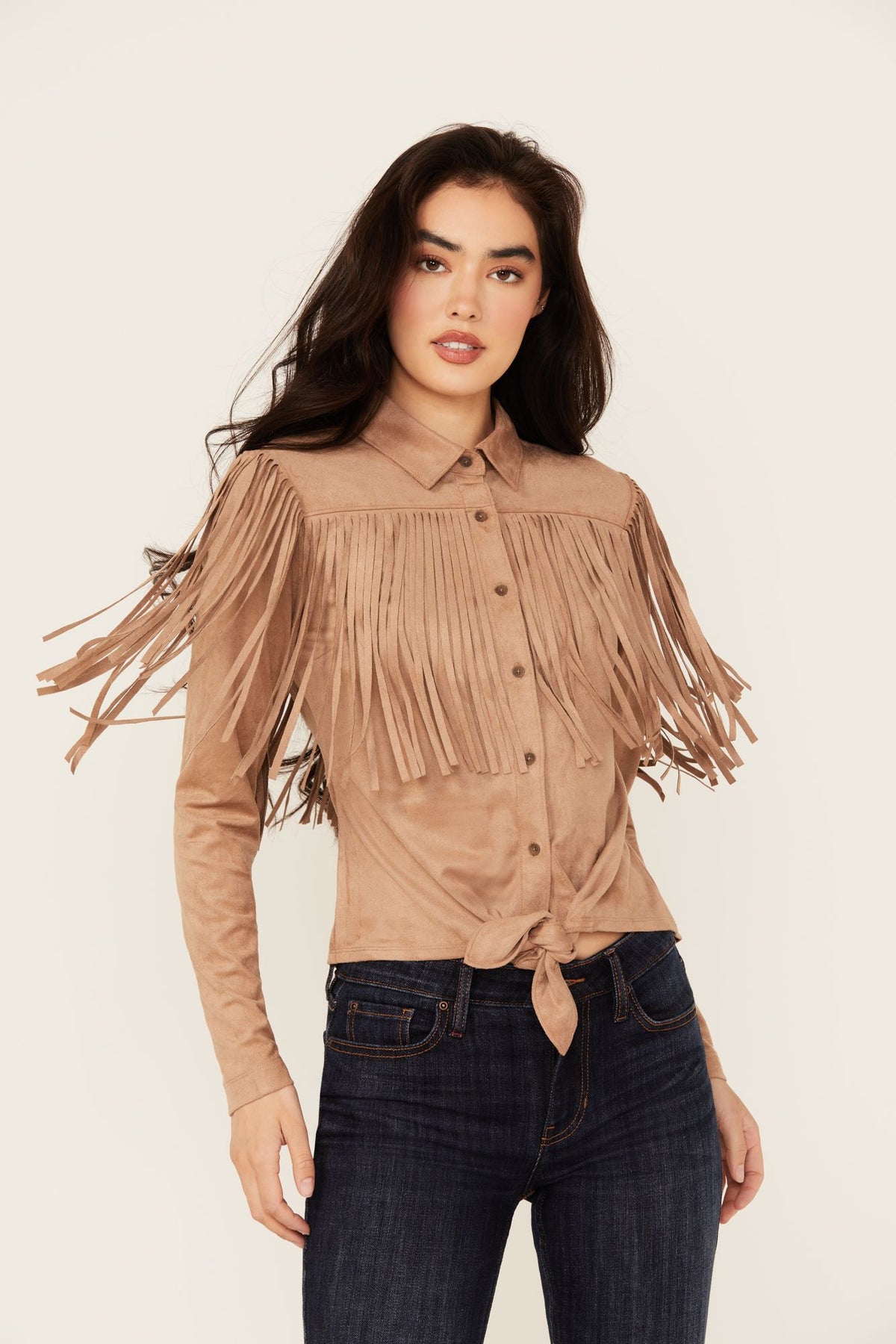 womens white button down tie front shirt