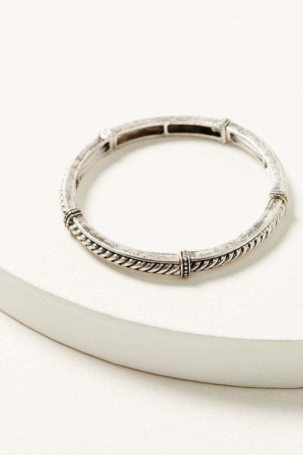 Estancia Bracelet Set - Silver