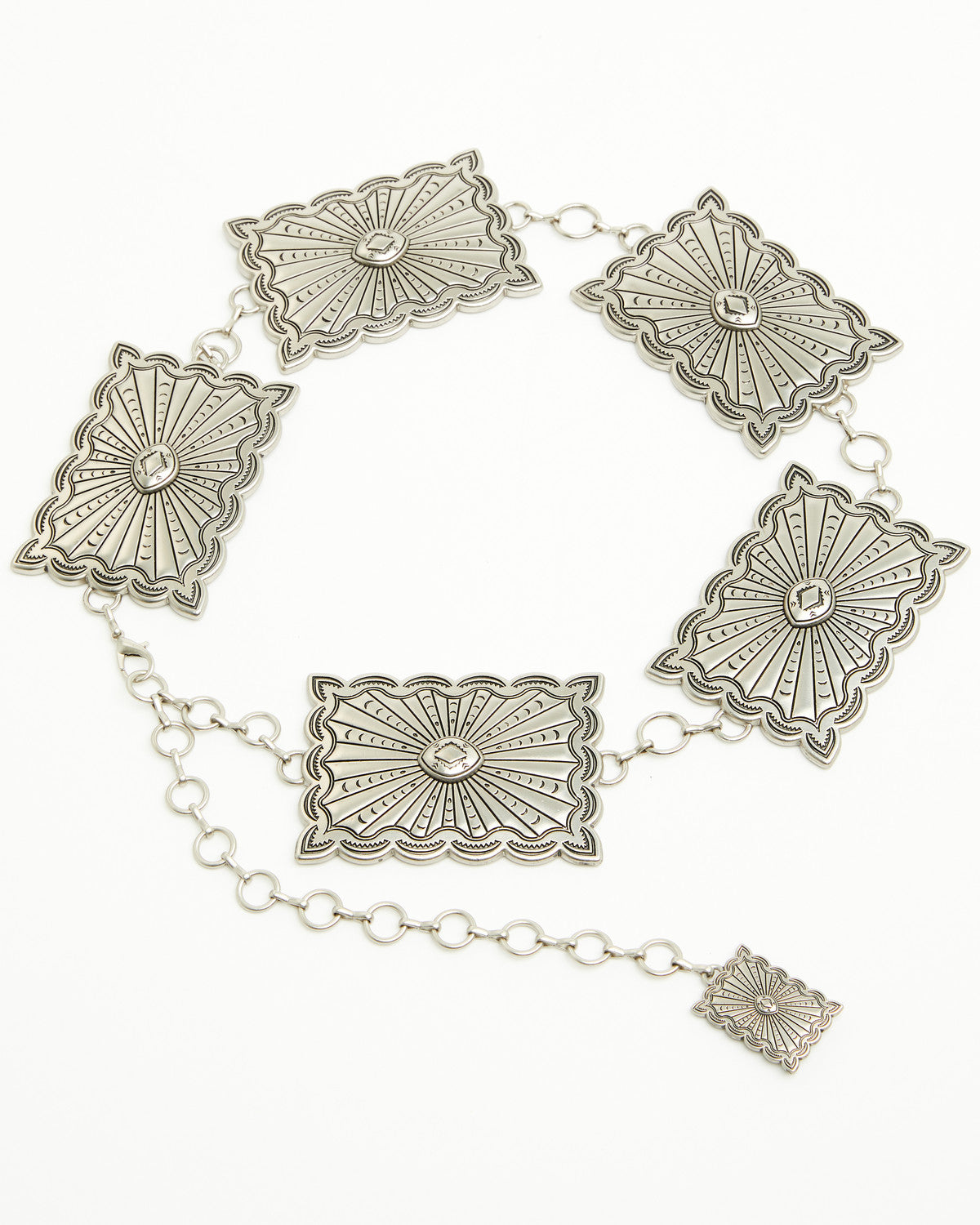 Chambley Large Concho Chain Belt